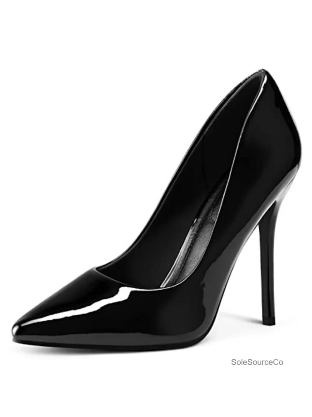 Women's 4IN Stiletto Heels Pointed Toe Closed Toe PU Pumps